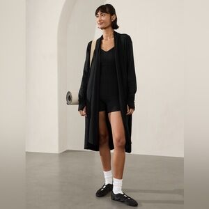 NWT Athleta Pranayama Long Black Wrap Size XS/P